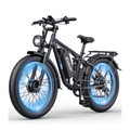 Ridstar E26 PRO Electric Bike 48V 23Ah Battery 1000W*2 Dual Motors 26*4.0inches Tires 50-75KM Max Mileage 15