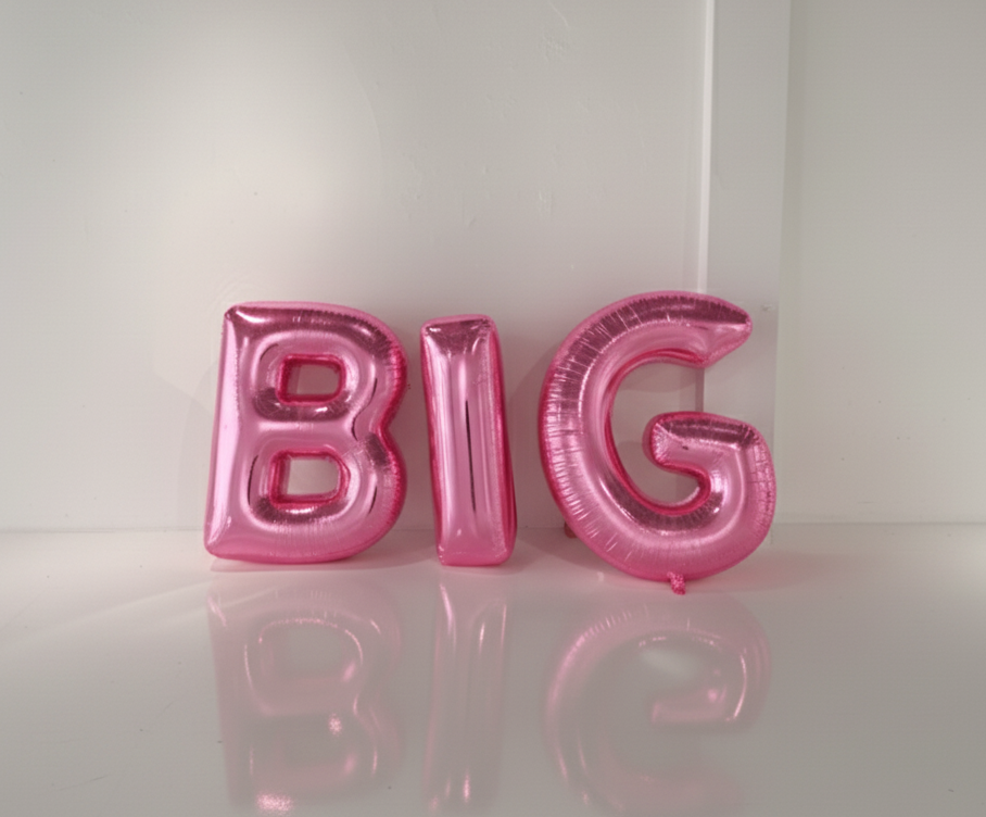 Big Shiny Letters